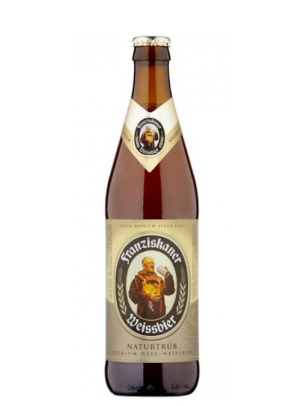 Franziskaner Weißbier Naturtrüb - bart-bar Franziskaner Weißbier Naturtrüb - bart-bar
